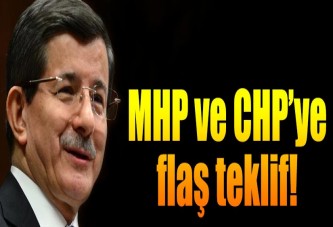 Davutoğlu: CHP ve MHP’li vekillere bakanlık teklifinde bulunacağım