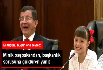 Davutoğlu’nu güldüren yanıt