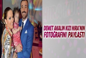 Demet Akalın kızı Hira'nın fotoğrafını paylaştı