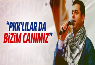 Demirtaş: PKK'lılar da bizim canımızdır