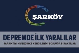 Depremde ilk yaralı haberi Şarköy'den geldi.