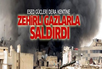 Dera'ya zehirli gazla saldırı iddiası