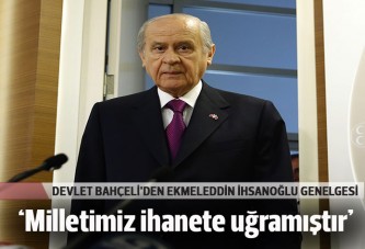 Devlet Bahçeli'den Ekmeleddin İhsanoğlu genelgesi