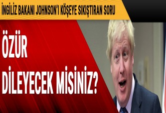 Dışişleri Bakanı Johnson'ı basın toplantısında köşeye sıkıştıran soru