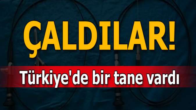 Doktorun otomobili içindeki Türkiyede tek olan tıbbi aletle çalındı