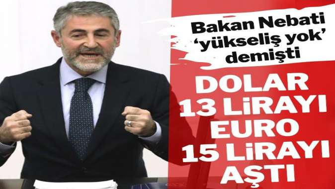 Dolarda yükseliş sürüyor: 13 lirayı aştı