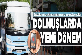 Dolmuşlarda yeni dönem