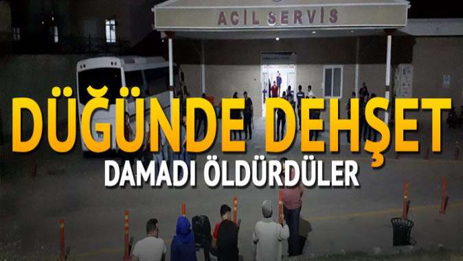 Düğünde dehşet...16 yaşındaki damat can verdi