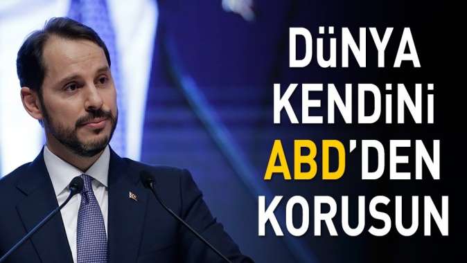 Dünya kendini ABD’den korusun.