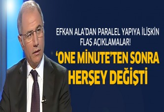 Efkan Ala'dan paralel yapı ile ilgili flaş açıklamalar!