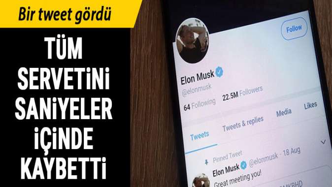 Elon Muskın tweetine güvendi, bütün varlığını bir gecede kaybetti