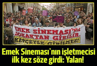 Emek'in işletmecisi ilk kez söze girdi: Yalan!