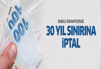 Emekli ikramiyesinde '30 yıl' sınırına iptal