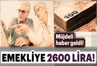 Emekliye 2 bin 600 lira ikramiye geliyor