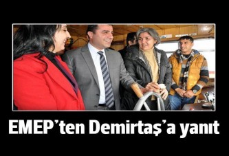 EMEP'ten Demirtaş'a yanıt