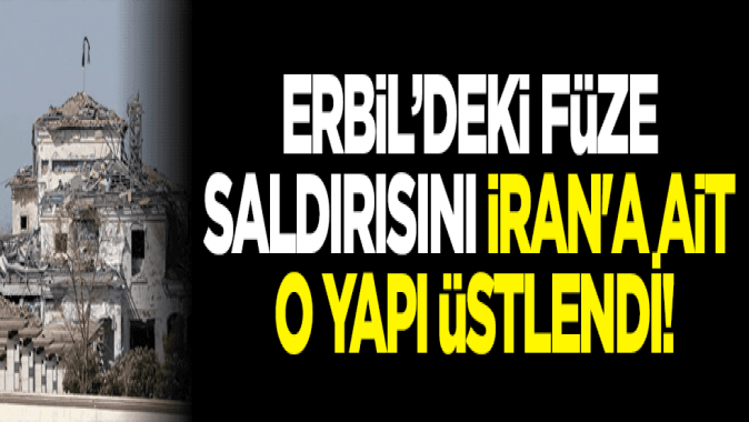 Erbil’deki füze saldırısını İrana ait o yapı üstlendi!