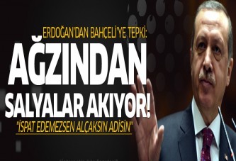 Erdoğan: Bahçeli'nin ağzından salyalar akıyor