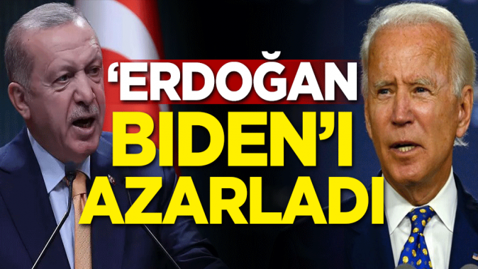 Erdoğan Bidenı azarladı