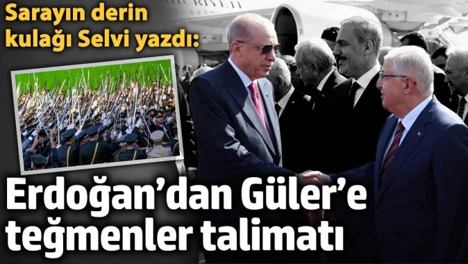 Erdoğan’dan Bakan Yaşar Güler’e teğmenler talimatı...