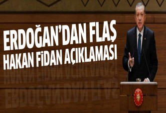 Erdoğan Hakan Fidan'ın adaylığı için konuştu