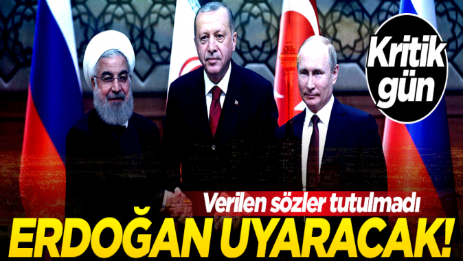 Erdoğan, Putin ve RuhaniÇankaya Köşkü’nde İdlibi görüşecek