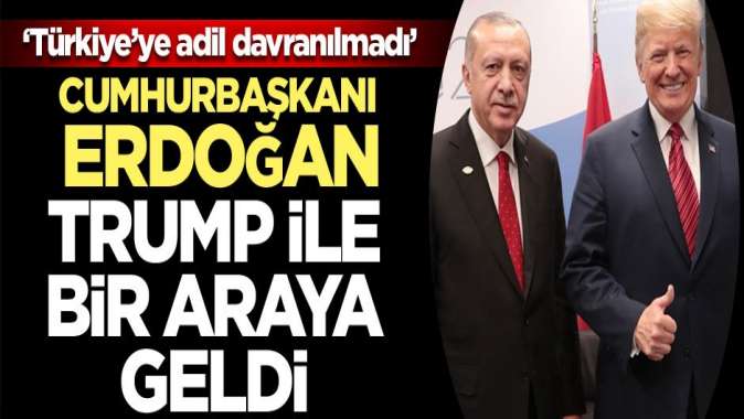 Erdoğan - Trump görüşmesi sona erdi!