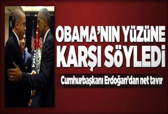 Erdoğan ve Obama görüşmesi sona erdi..