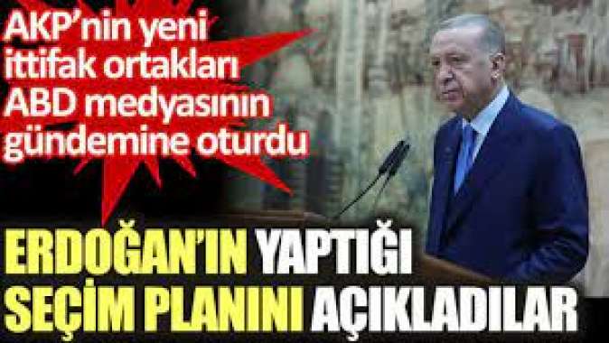 Erdoğan yaptığı seçim planını açıkladılar.