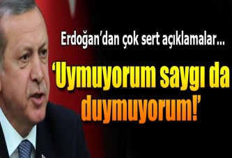 Erdoğan'dan flaş açıklamalar