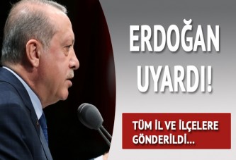 Erdoğan'dan kongre öncesi 4 uyarı