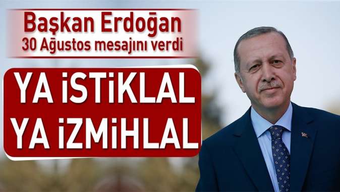 Erdoğandan Malazgirt Zaferi mesajı