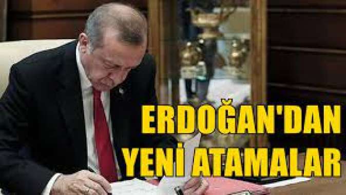 Erdoğandan yeni atamalar! Çok sayıda bürokrat değişti