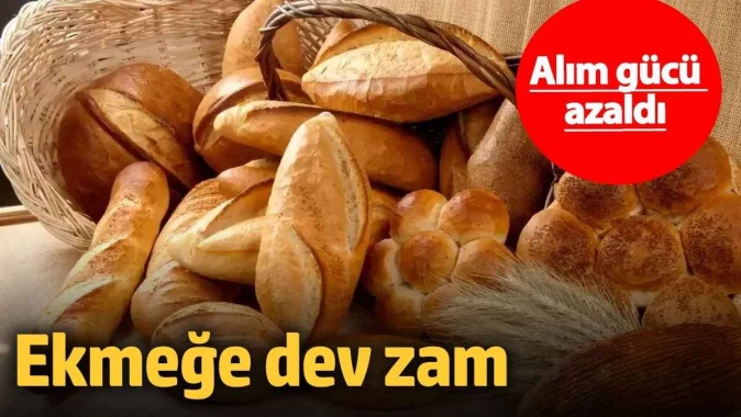 Erzincan’da ekmeğe dev zam