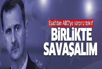 Esad'dan ABD'ye sürpriz teklif: Birlikte savaşalım