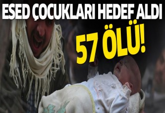 Esed çocukları hedef aldı