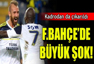 F.Bahçe'de büyük şok!