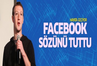 Facebook sözünü tuttu, bedava internet başladı