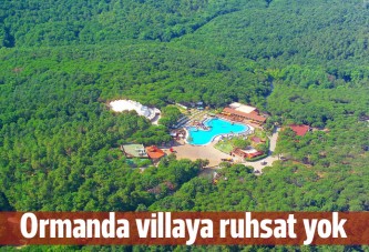 Fatih Ormanı'na villa projesi reddedildi