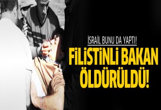 Filistinli bakan öldürüldü!