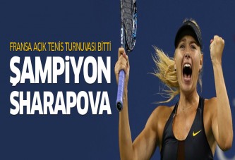 Fransa şampiyonu Sharapova oldu