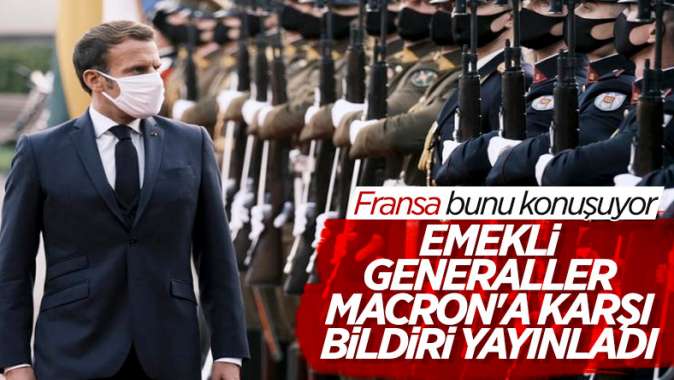 Fransada Macron karşıtı e-bildiriyi imzalayan askerlere yaptırım gündemde