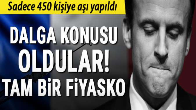 Fransanın koronavirüs aşı kampanyasındaki yavaşlığı alay konusu oldu