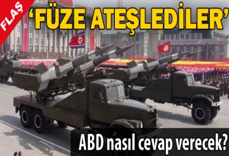 'Füze ateşlediler'