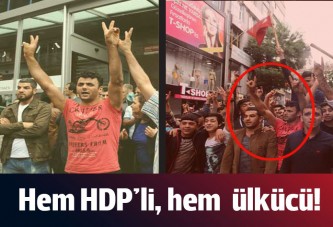 Gaziosmanpaşa'da hem HDP'li, hem ülkücü bir adam!