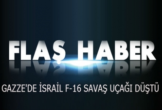 Gazze'de İsrail F-16 savaş uçağı düştü!