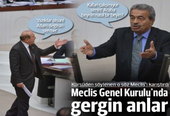 Genç ve Kuzu arasında 'adam değilsin' ve 'beynin çalışmıyor" tartışması