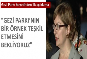 Gezi Parkı heyetinden açıklama