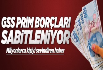 GSS borçlarında yeni düzenleme..