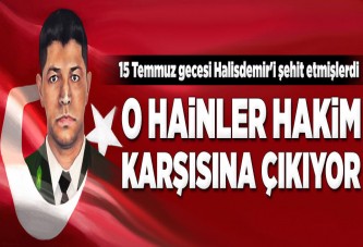 Halisdemir'i şehit eden cuntacılar hakim karşısına çıkıyor.