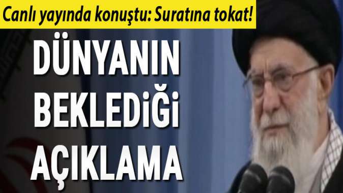 Hamaney canlı yayında açıkladı: ABDnin suratına bir tokattır!